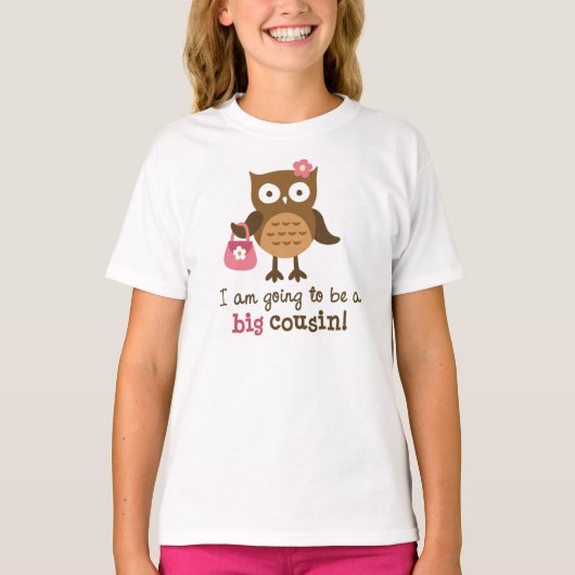 Grand cousin à être - T-shirts de hibou de mod (Devant)