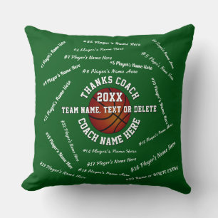 Grand Coussin de Basketball pour l'Entraîneur avec