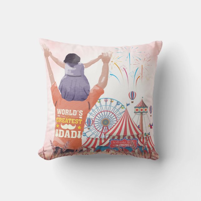 Grand Coussin de cirque papa (Recto)