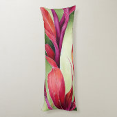 Grand Coussin de Corps de Plante Hawaïenne (Dos (Vertical))