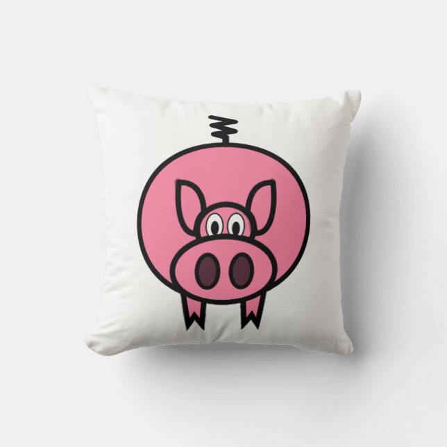 Grand coussin rose de porc (Recto)