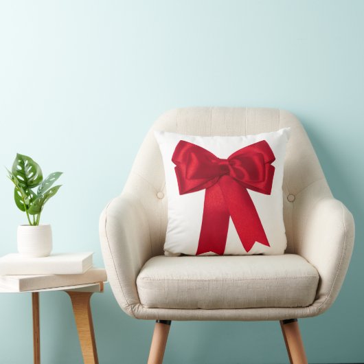 Grand coussin rouge d'arc (Chaise)