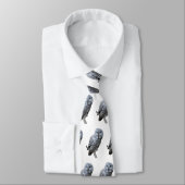Grand Cravate Grey Owl (Attaché)
