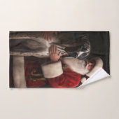 Grand Danse Avec Noël Festif Du Père Noël (Serviette à main)