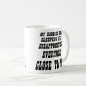 Grand Désappointement Mug Drôle (Devant droit)