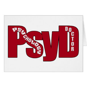 GRAND DOCTEUR ROUGE OF PSYCHOLOGY BOLD de PsyD