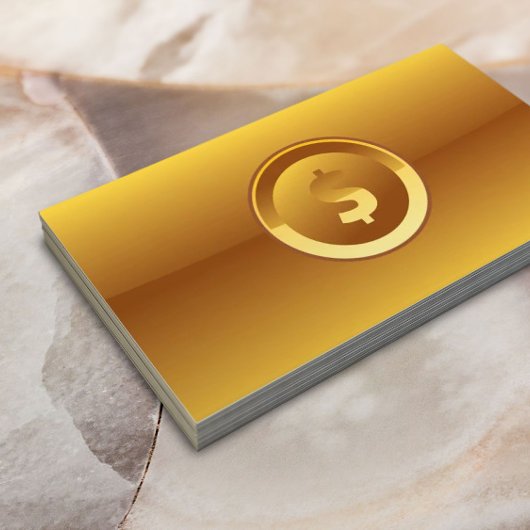 Grand Dollar Signal Comptabilité Carte de visite o