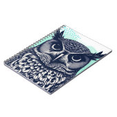 Grand-duc illustré | Journal de notes (Côté gauche)