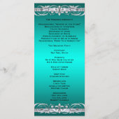 Grand Duchess Silver Scroll Programme de mariage T (Dos)