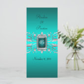 Grand Duchess Silver Scroll Programme de mariage T (Debout devant)