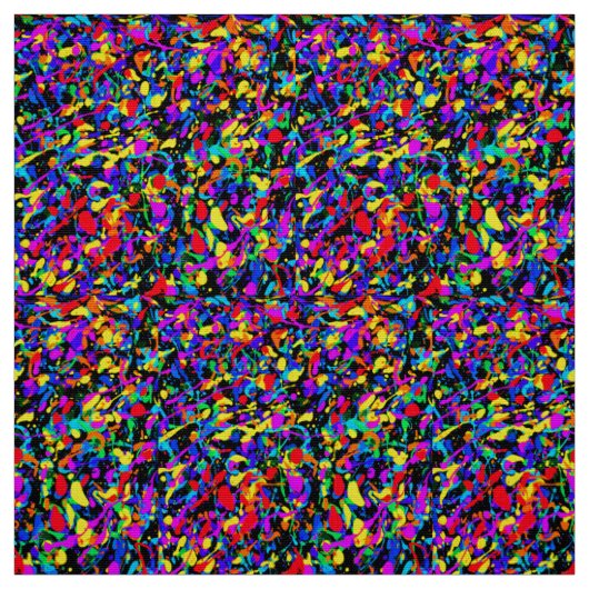 Grand éclaboussement - Tissu en trame de polyester (Échantillon)