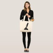 Grand écrivain ou enseignant Sac fourre - tout Qui (Devant (modèle))