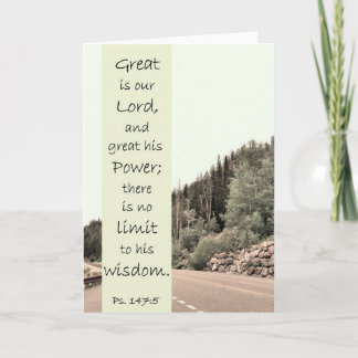 Grand est le Seigneur - Carte de l'Écriture