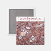 Grand et petit aimant d'empreinte (Recto/Verso)