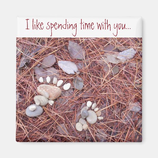 Grand et petit aimant d'empreinte (Devant)