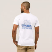 Grand et peu de T-shirt (Dos entier)