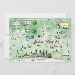 Grand Étang aux Harengs Itinéraire de carte de m