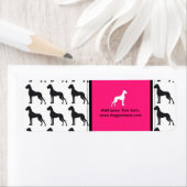 Grand étiquette Dane (En situation)