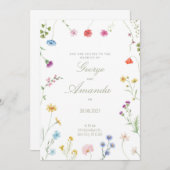 grand faire-part de mariage 2025 (Devant / Derrière)