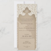Grand Faire-part de mariage islamique (Devant)