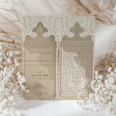 Grand Faire-part de mariage islamique