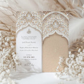 Grand Faire-part de mariage islamique