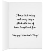 Grand-fille Heureuse Sainte-Valentin de coeur (Intérieur (Droit))