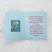 GRAND-FILLE SUR LA CARTE BENCH NOËL (Intérieur)