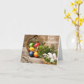 *GRAND-FILLE* VOUS ÊTES AIMÉ CARTE DE PÂQUES (Fleur jaune)