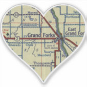  Grand Forks ND Sticker (Voorkant)