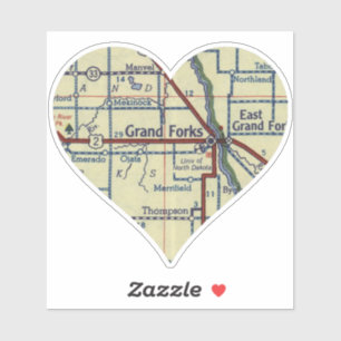  Grand Forks ND Sticker