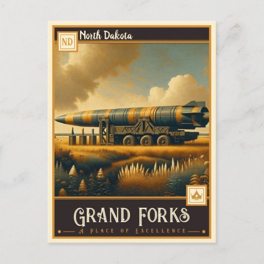 Grand Forks, North Dakota |  Briefkaart (Voorkant)