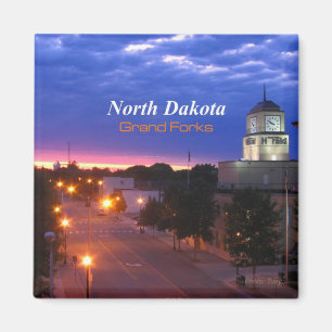 Grand Forks North Dakota Magnet Travel Souvenir Magneet