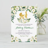 grand frère invitation de baby shower (Debout devant)