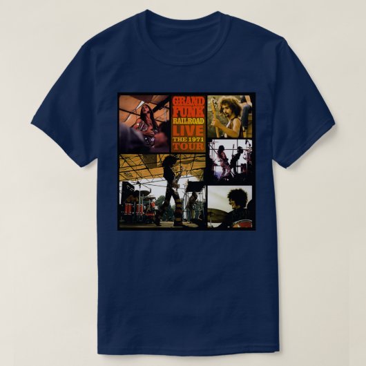 Grand Funk Live 1971 T-shirt (Design voorkant)