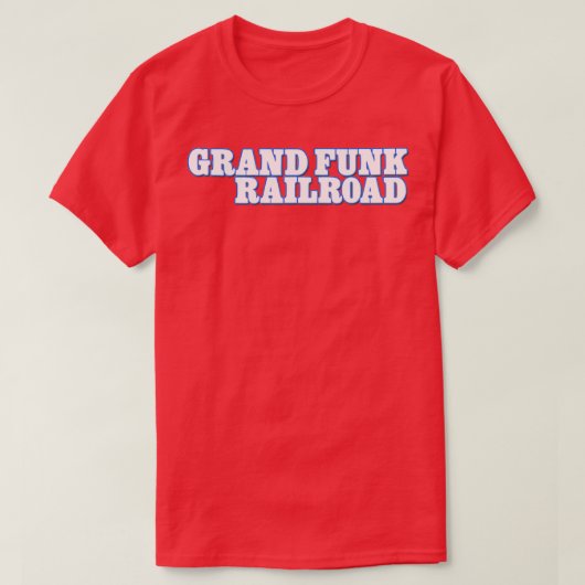 Grand Funk Railroad logo T-shirt (Design voorkant)