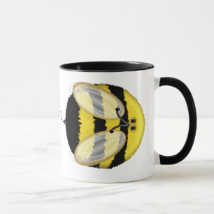 Grand gaffez la tasse personnalisée par abeille