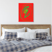 Grand geste Impression de toile étirée (Insitu(Chambre))