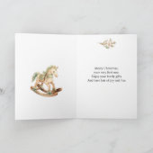 Grand Grand 1er Noël Nutcracker Carte de voeux (Intérieur)