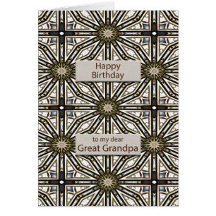 Grand grand-père Anniversaire Mandala Design Abstr