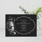 Grand Halloween Ball Masquerade Party Invitation (Debout devant)