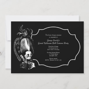 Grand Halloween Ball Masquerade Party Uitnodiging