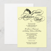 Grand Halloween Costume de bal Invitation (Devant / Derrière)