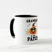 "Grand Halloween Costume Mug - Funky Citrouille Fa (Devant gauche)