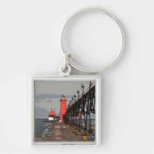 GRAND HAVEN LIGHT SLEUTELHANGER