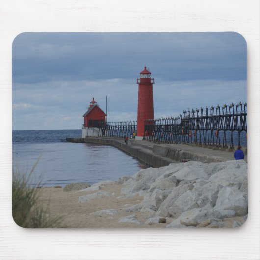 Grand Haven Lighthouders Muismat (Voorkant)