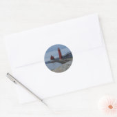 Grand Haven Lighthouders Ronde Sticker (Envelop)