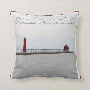 Grand Haven Pier Lights - Sierkussen