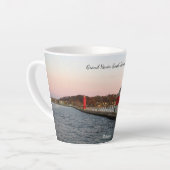 Grand Haven South Pierhead Lights latte mok (Linkerhoek)