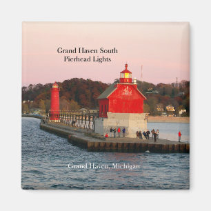 Grand Haven South Pierhead Lights magnet Magneet
